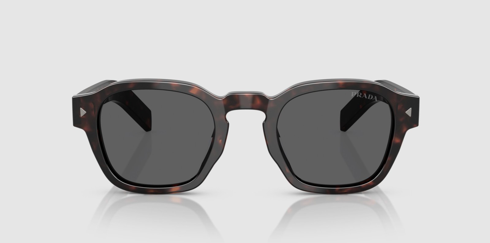 PRADA PR A16SF 17N731 Root Tortoise Dark Grey 53 mm Men’s Sunglasses
