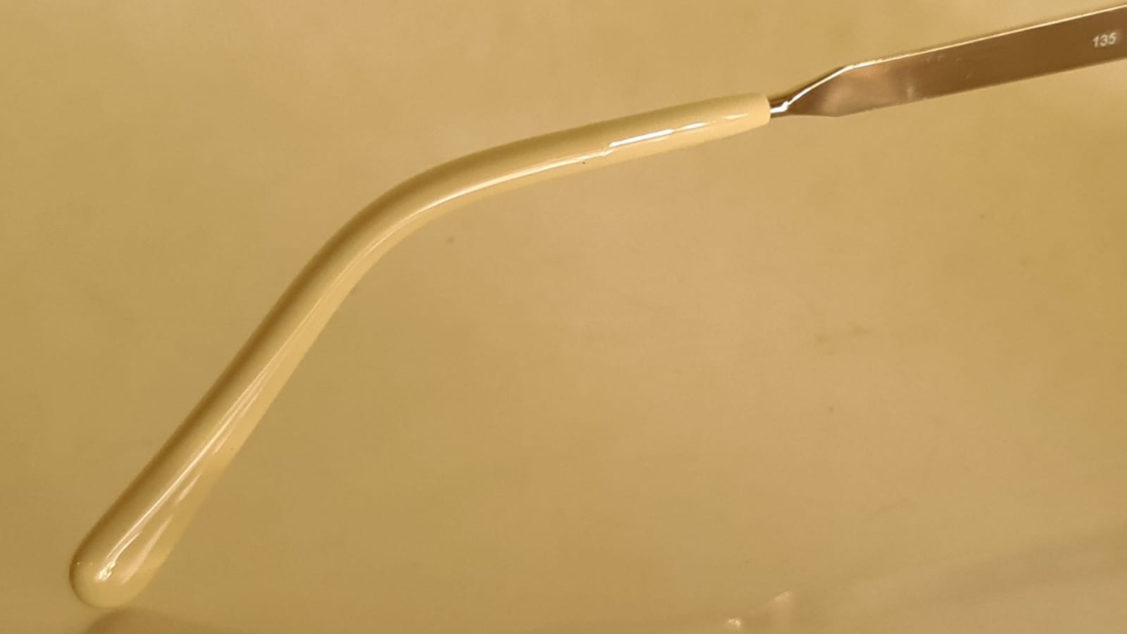Vintage CARRERA Safari Sunglasses Ivory Oversized Frame Gradient Lenses 1980s