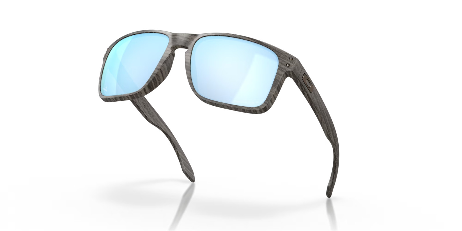 NEW Oakley HOLBROOK XL Woodgrain Polarized Deep Water PRIZM H2O Sunglass 9417-19