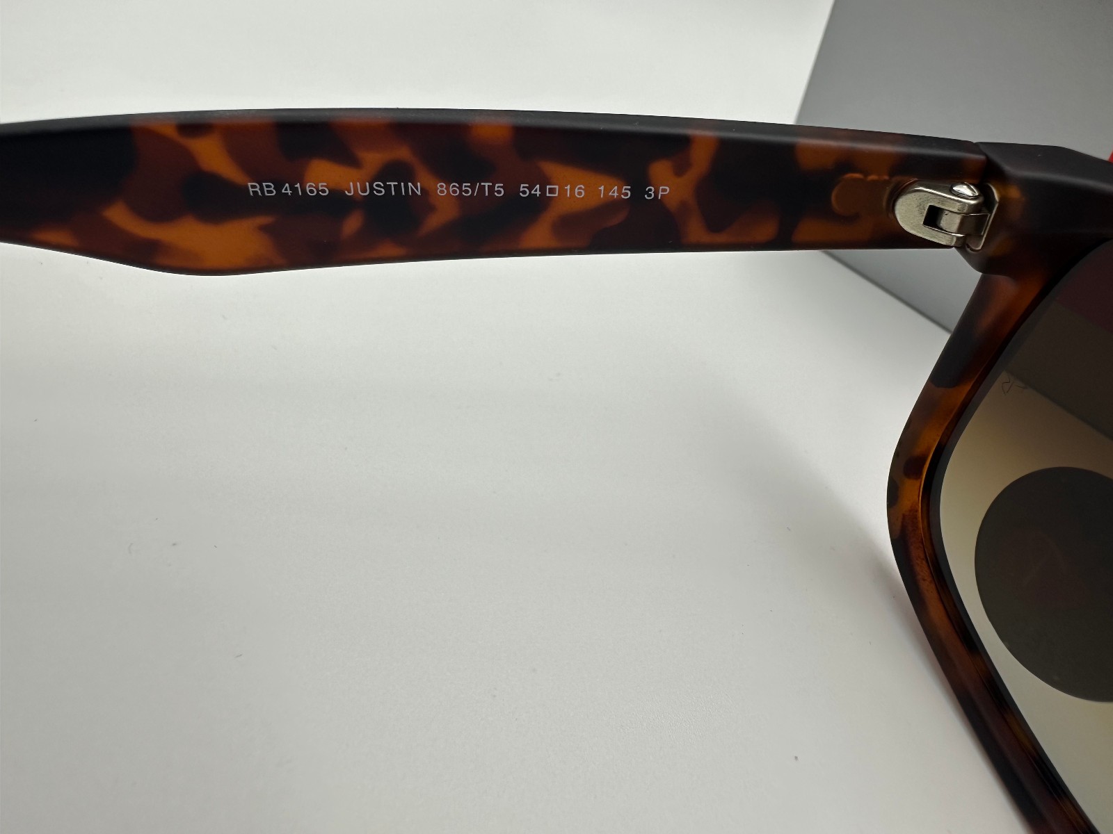 Ray-Ban Justin Classic RB4165 Tortoise Polarized Brown Men Sunglasses 54mm