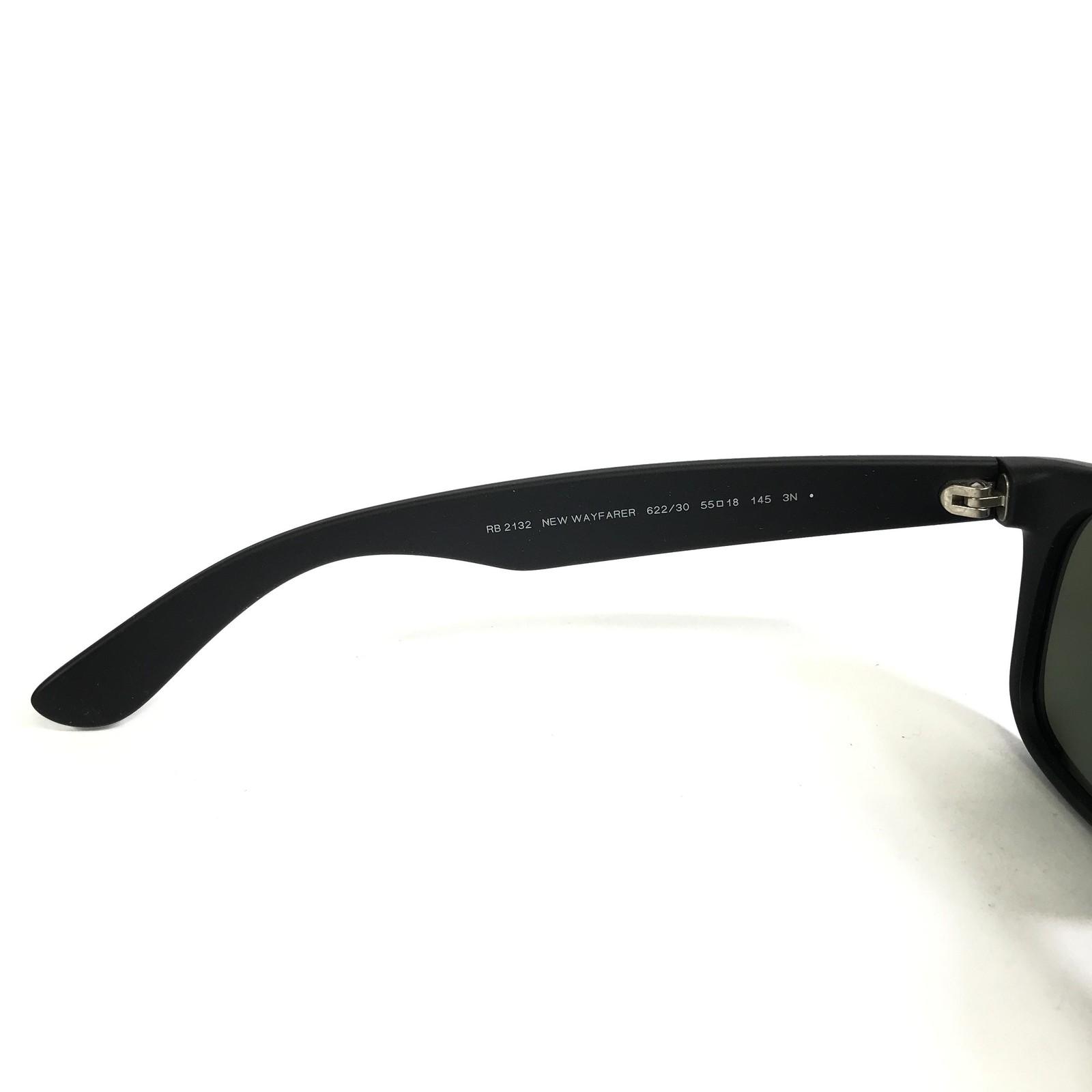 Ray-Ban Sunglasses RB2132 NEW WAYFARER 622/30 Matte Black w/ Silver Flash 55 mm