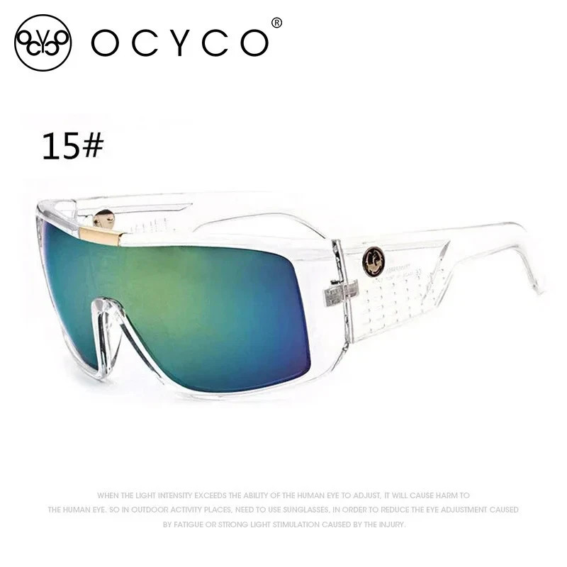 New Dragon Windproof Shield Frame Polarized Sunglasses Men Sport Goggle Eyewear