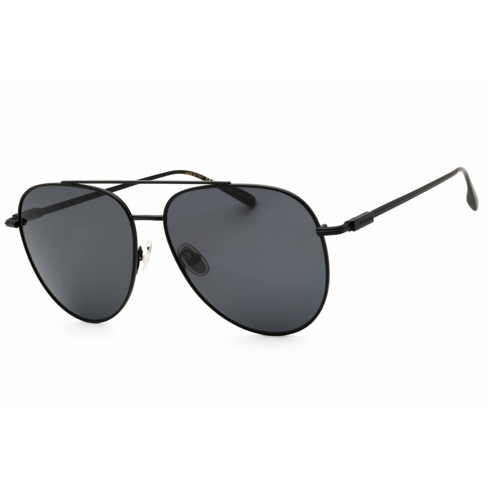 Salvatore Ferragamo Unisex Sunglasses Aviator Shape Full Rim Frame SF308S 002