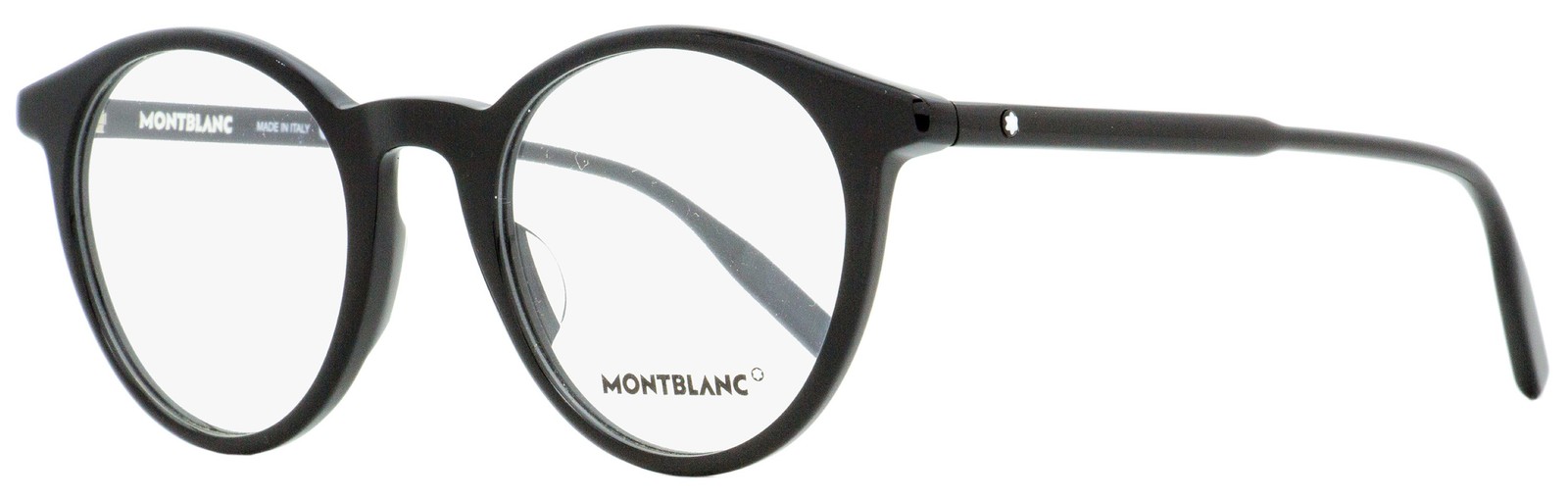 Montblanc Oval Eyeglasses MB0009O 005 Black 50mm 0009 G2U