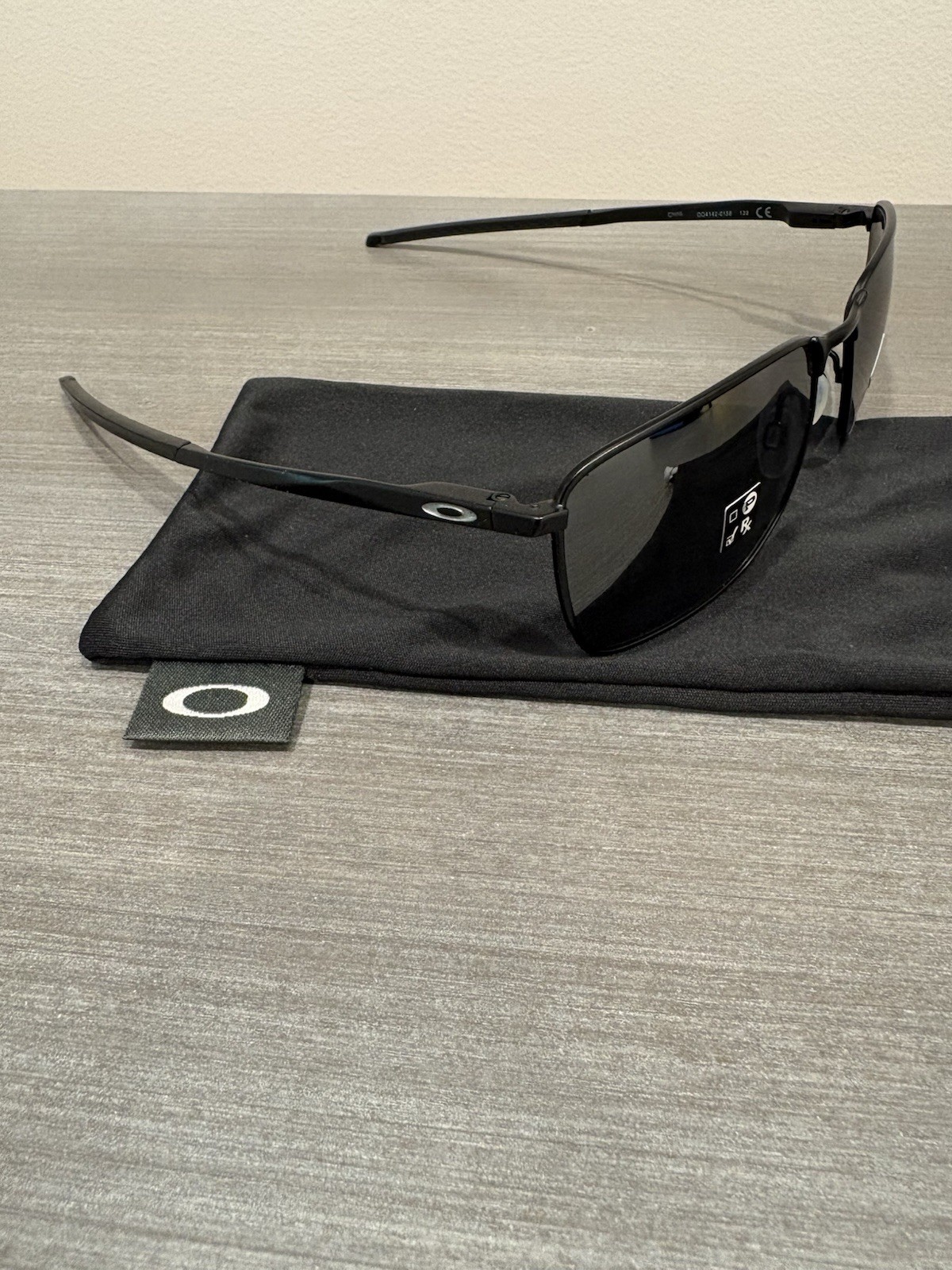 Oakley Sunglasses Ejector OO4142-0158 Satin Black Metal Frame / PRIZM Black Lens