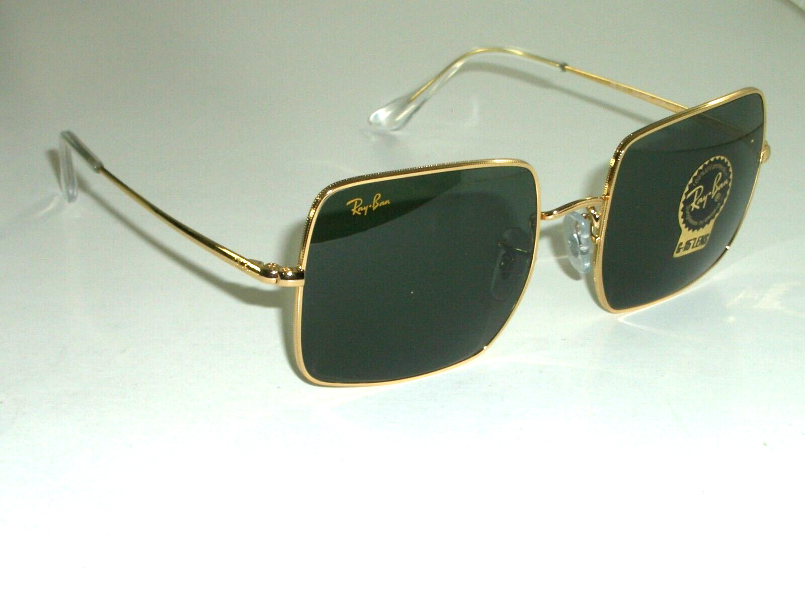 54[]19mm 145 RAY-BAN ITALY RB1971 G15 CRYSTAL GEP SQUARE SHAPED SUNGLASSES MINT