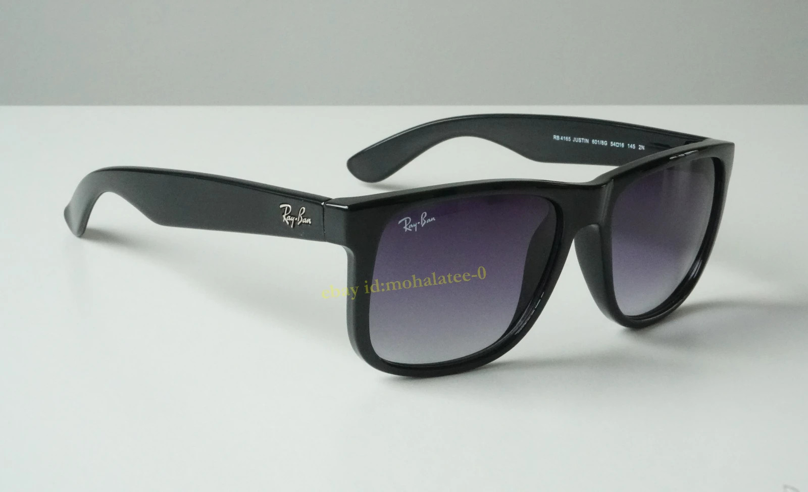 Ray-Ban RB4165 601-8G Grey Gradient Lens Matte Black Frame Unisex Sunglasses 54