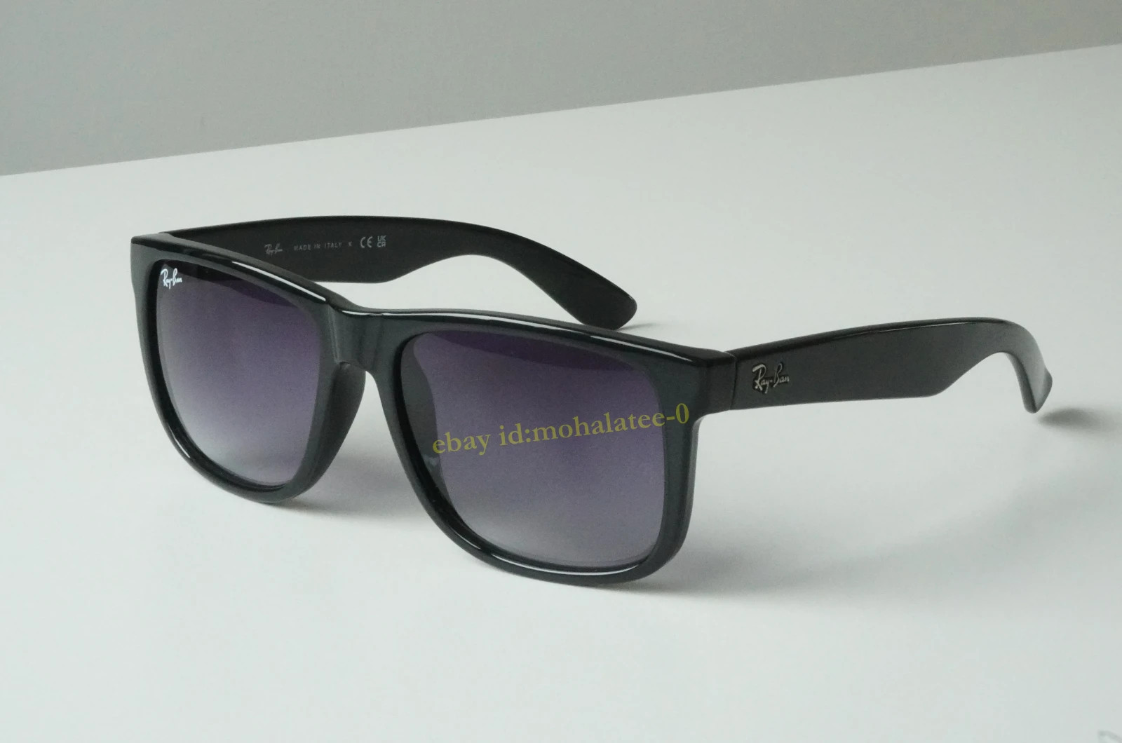 Ray-Ban RB4165 601-8G Grey Gradient Lens Matte Black Frame Unisex Sunglasses 54