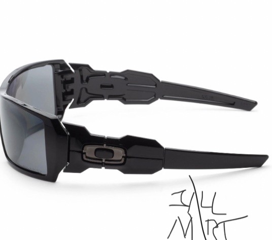 Oakley Men’s Oil Rig 50mm Polished Black Polarized Sunglasses OO9081-26-203