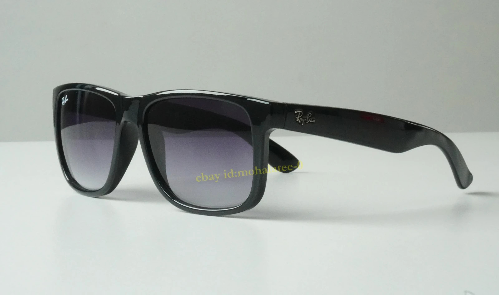 Ray-Ban RB4165 601-8G Grey Gradient Lens Matte Black Frame Unisex Sunglasses 54