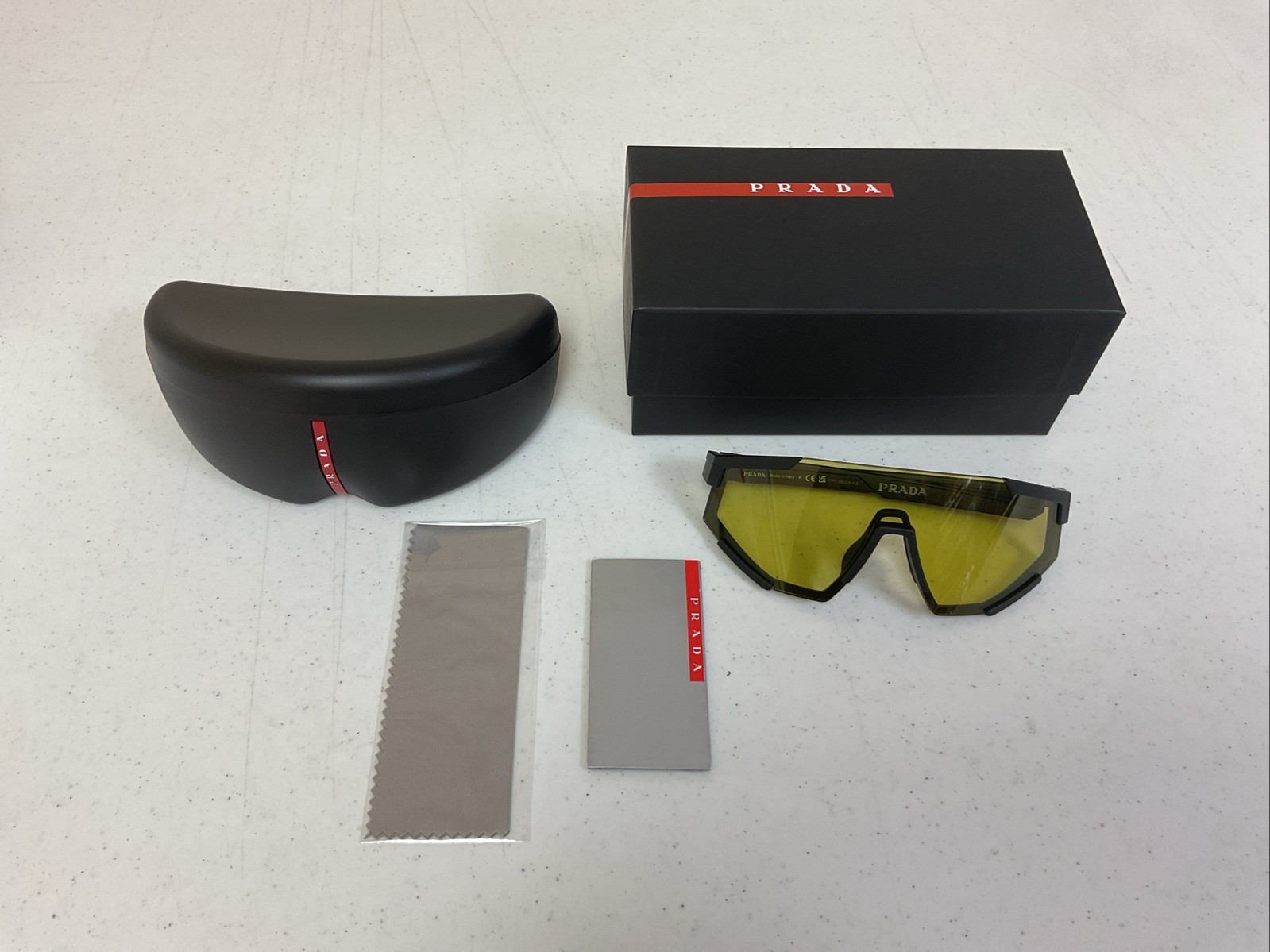 NEW PRADA LINEA ROSSA 0PS04WS PILLOW SUNGLASSES, FREE SHIPPING