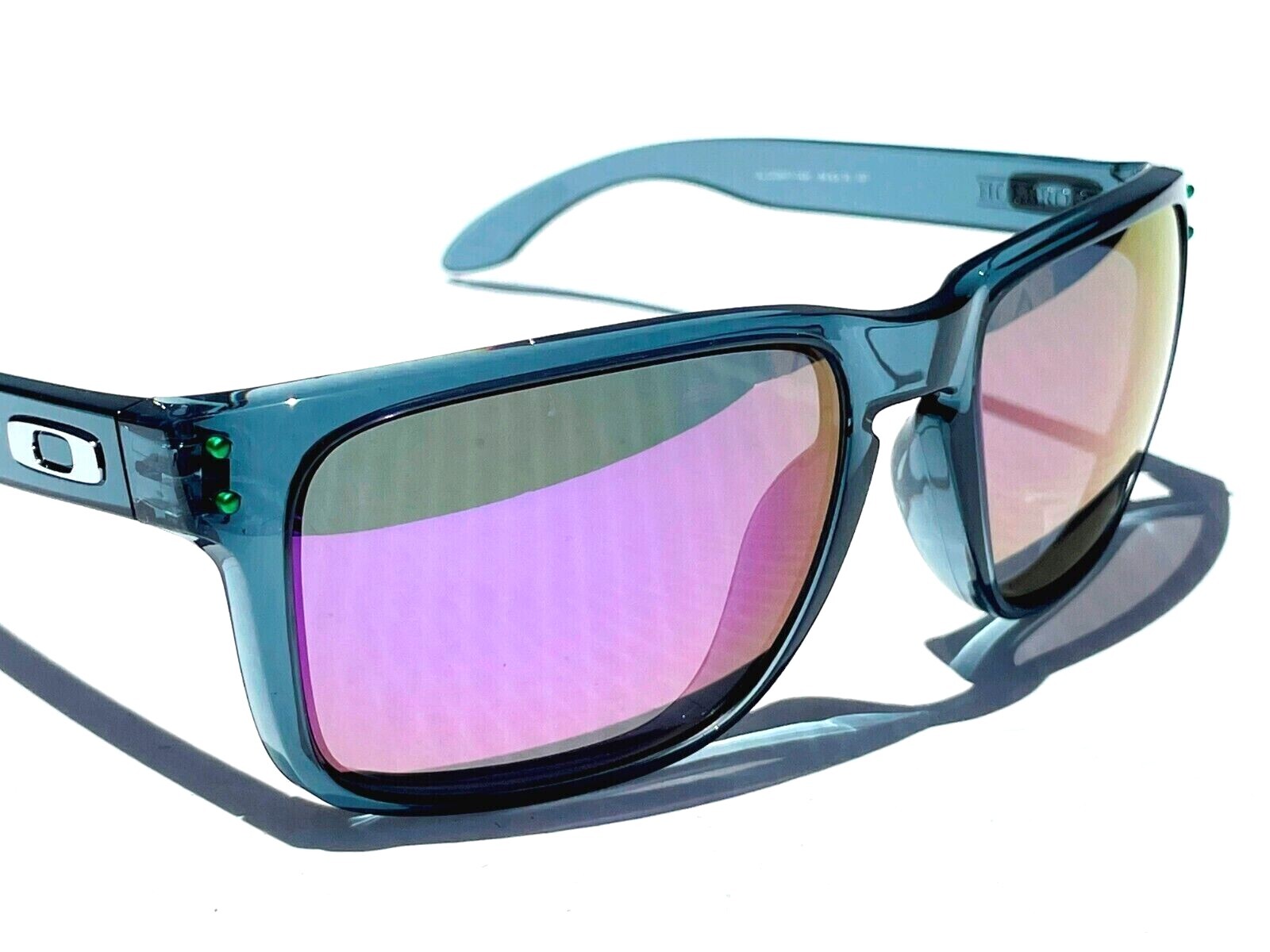 NEW Oakley HOLBROOK XL Grey Smoke w POLARIZED Galaxy Violet Lens Sunglass 9417