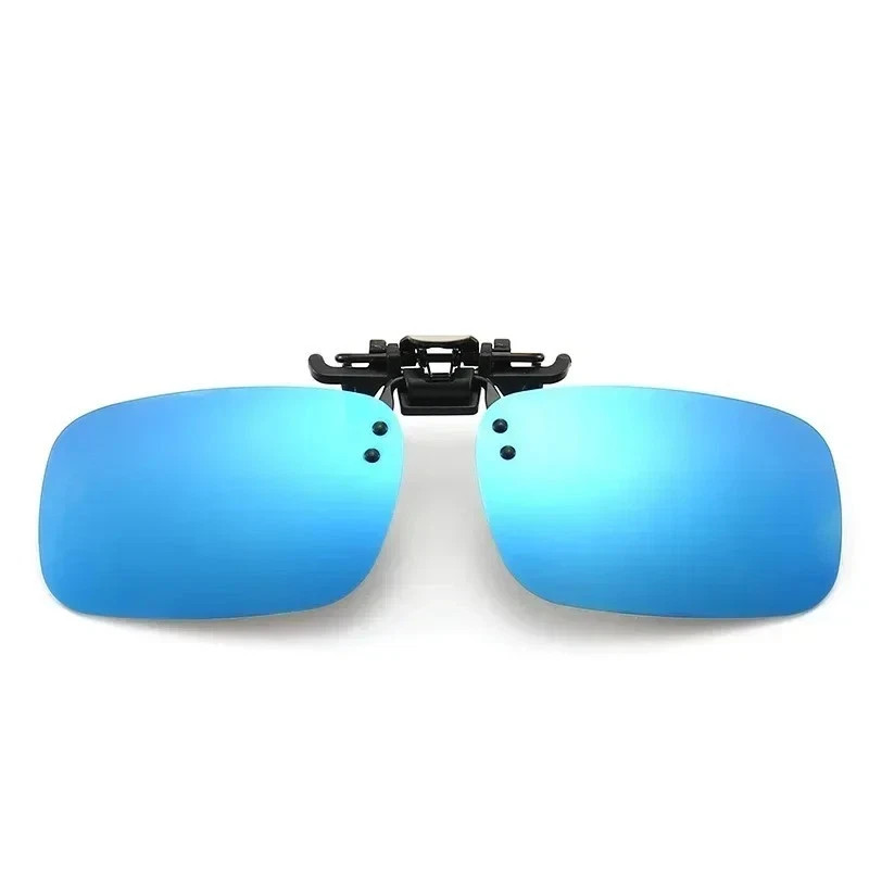 Polarized Clip On Sunglasses Flip Up Glasses Glare Blocking Lens UV Protection