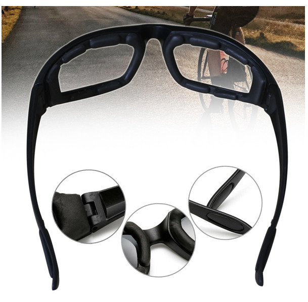 1 pairs Motorcycle Sports Biker Riding Glasses Wind Resistant Eye Protection Spo