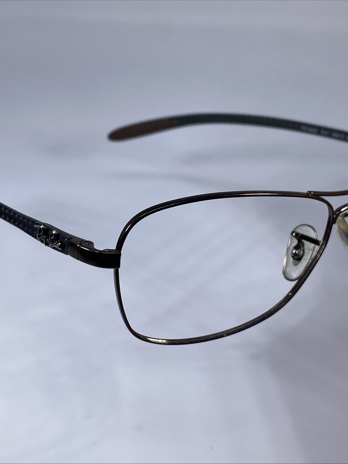 RAY-BAN RB8302 014 Italy Carbontech Brow Aviator Sunglasses Frame 58-15mm