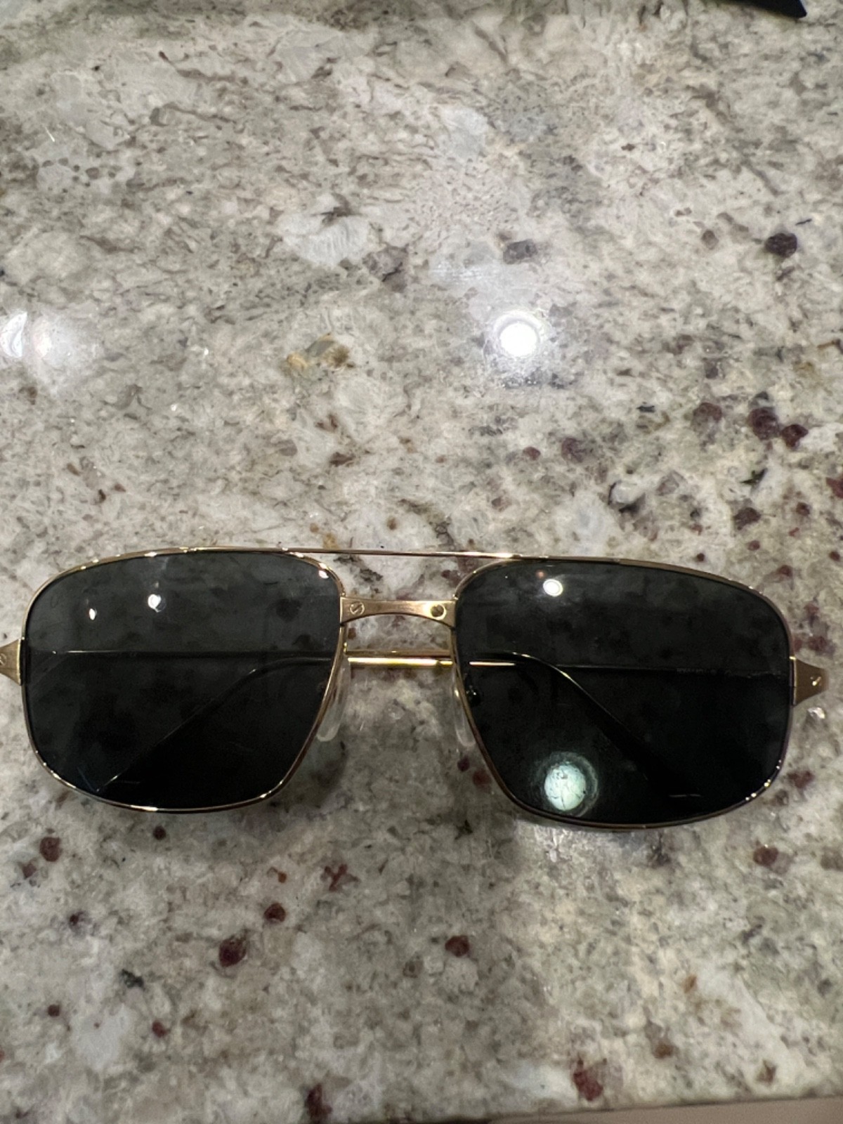 Authentic Cartier Santos CT0193S 002 Sunglasses New Complete Set Box & Case