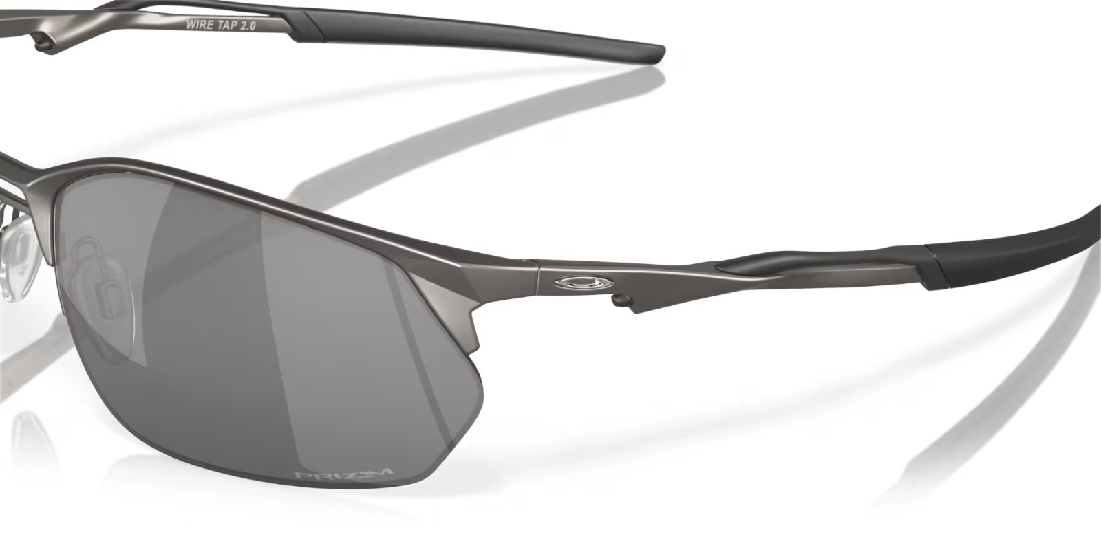 Oakley Sunglasses Wire Tap 2.0 OO4145-0260 Matte Gunmetal Frame / PRIZM Black