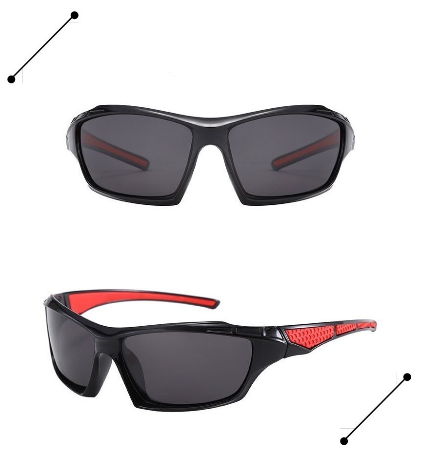 Black Polarized Cycling Sunglasses Outdoor Climbing Skiing Fishing Goggles GIFT