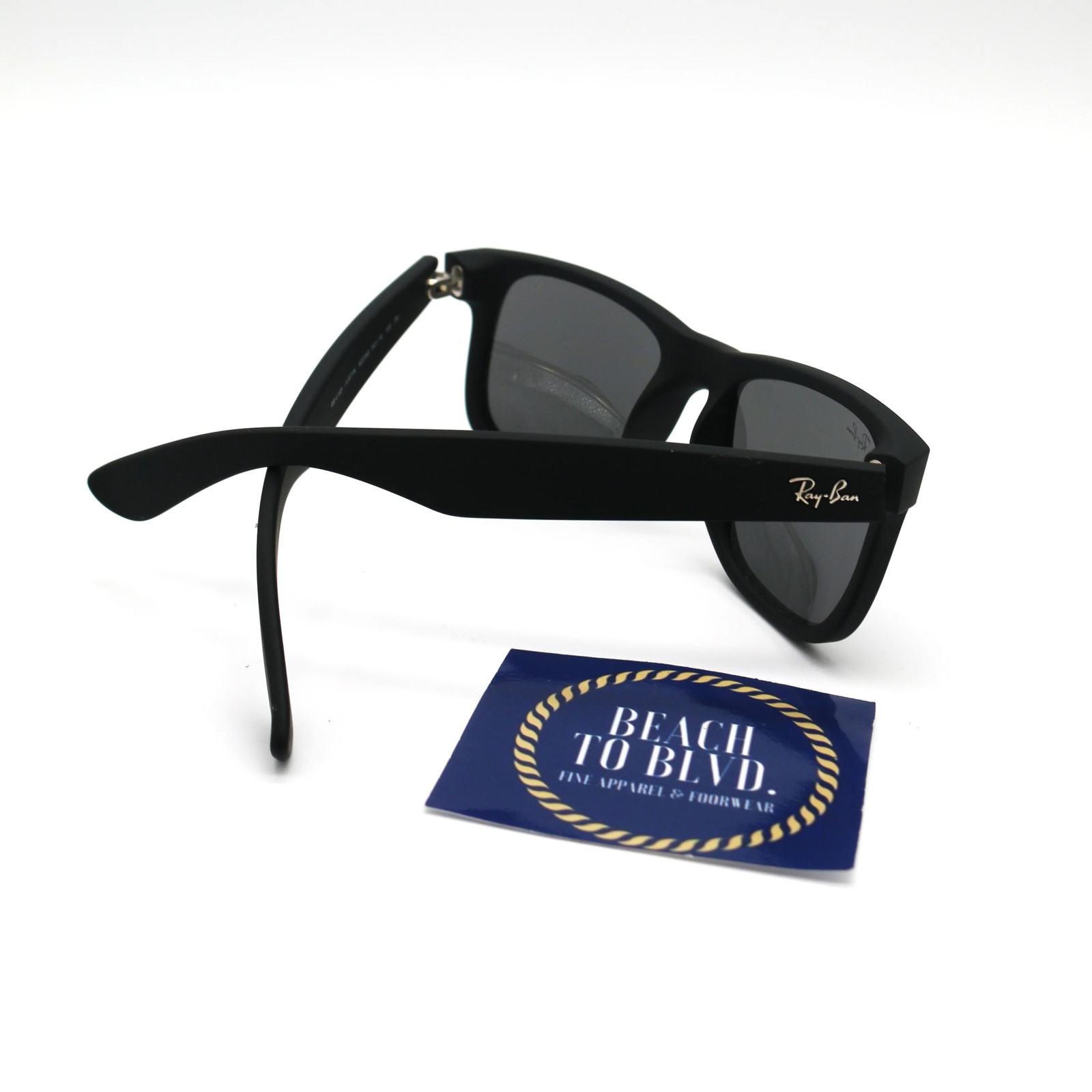 Ray-Ban RB4165 Justin- Rubber Black / Grey Gradient Lens (601/8G)