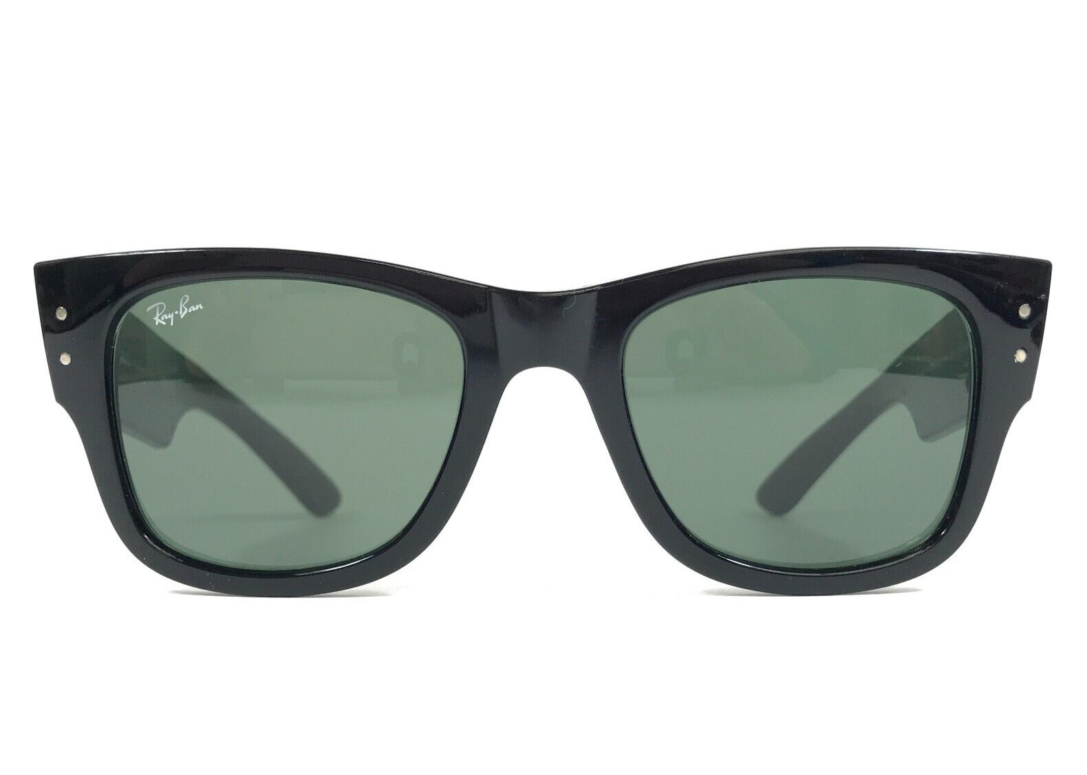 Ray-Ban Sunglasses RB0840-S MEGA WAYFARER 901/31 Polished Black w/ G-15 Lenses