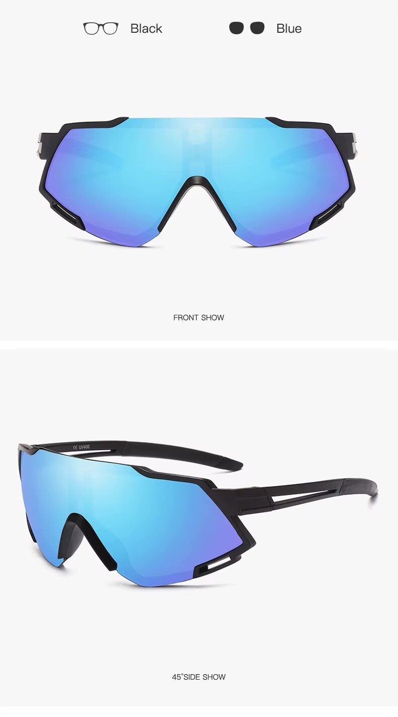 Sport Goggles Men’s Outdoor Cycling Windproof Sunglasses Mirrored Shades Glasses