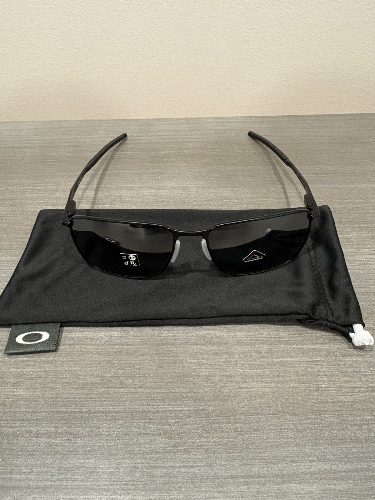 Oakley Sunglasses Ejector OO4142-0158 Satin Black Metal Frame / PRIZM Black Lens