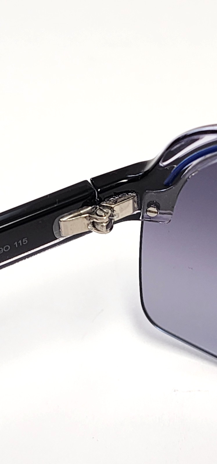 Carrera Black Topcar Blue Full Face Wrap Around Sunglasses Lightweight 1/N T5C90