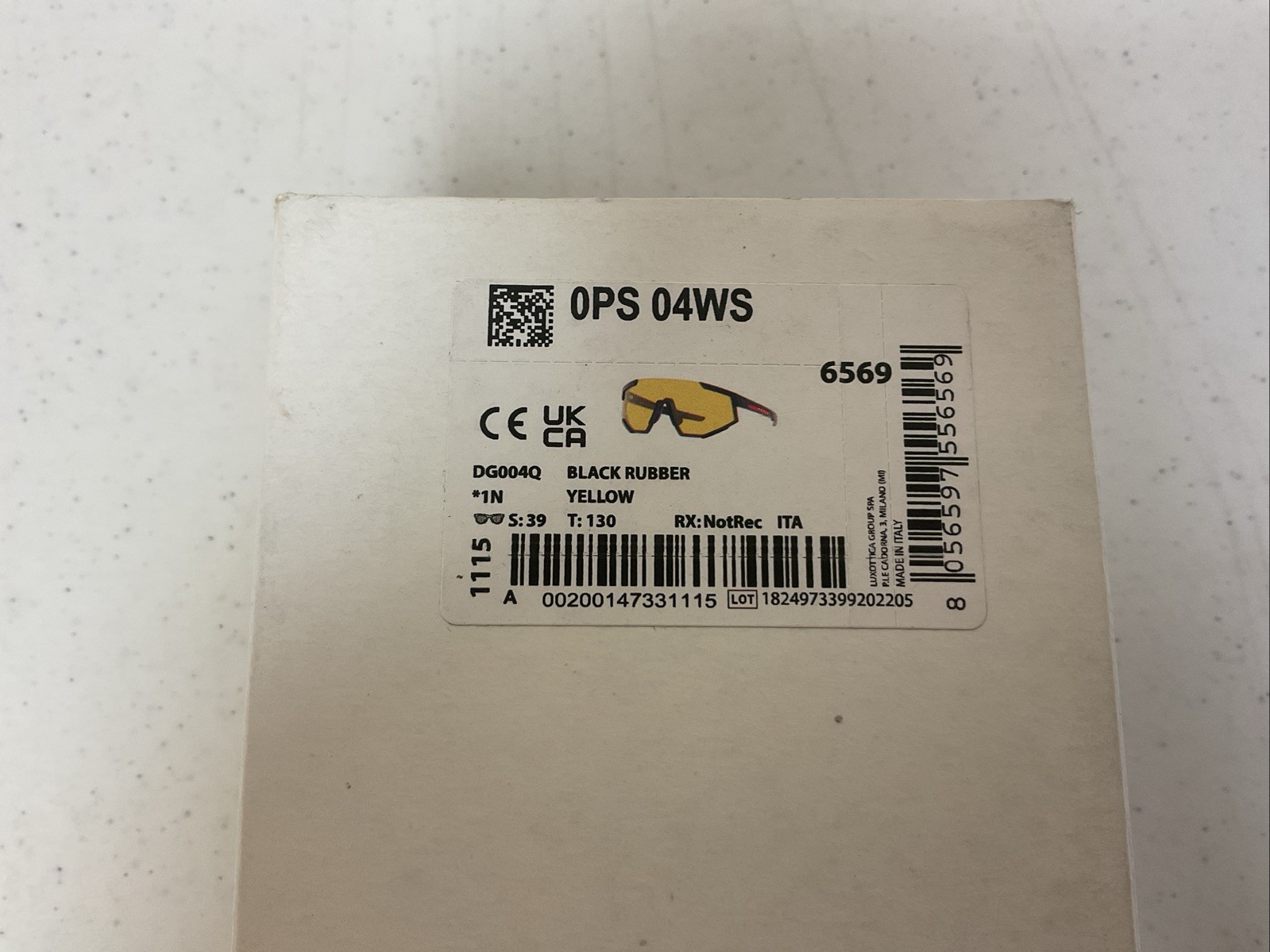 NEW PRADA LINEA ROSSA 0PS04WS PILLOW SUNGLASSES, FREE SHIPPING