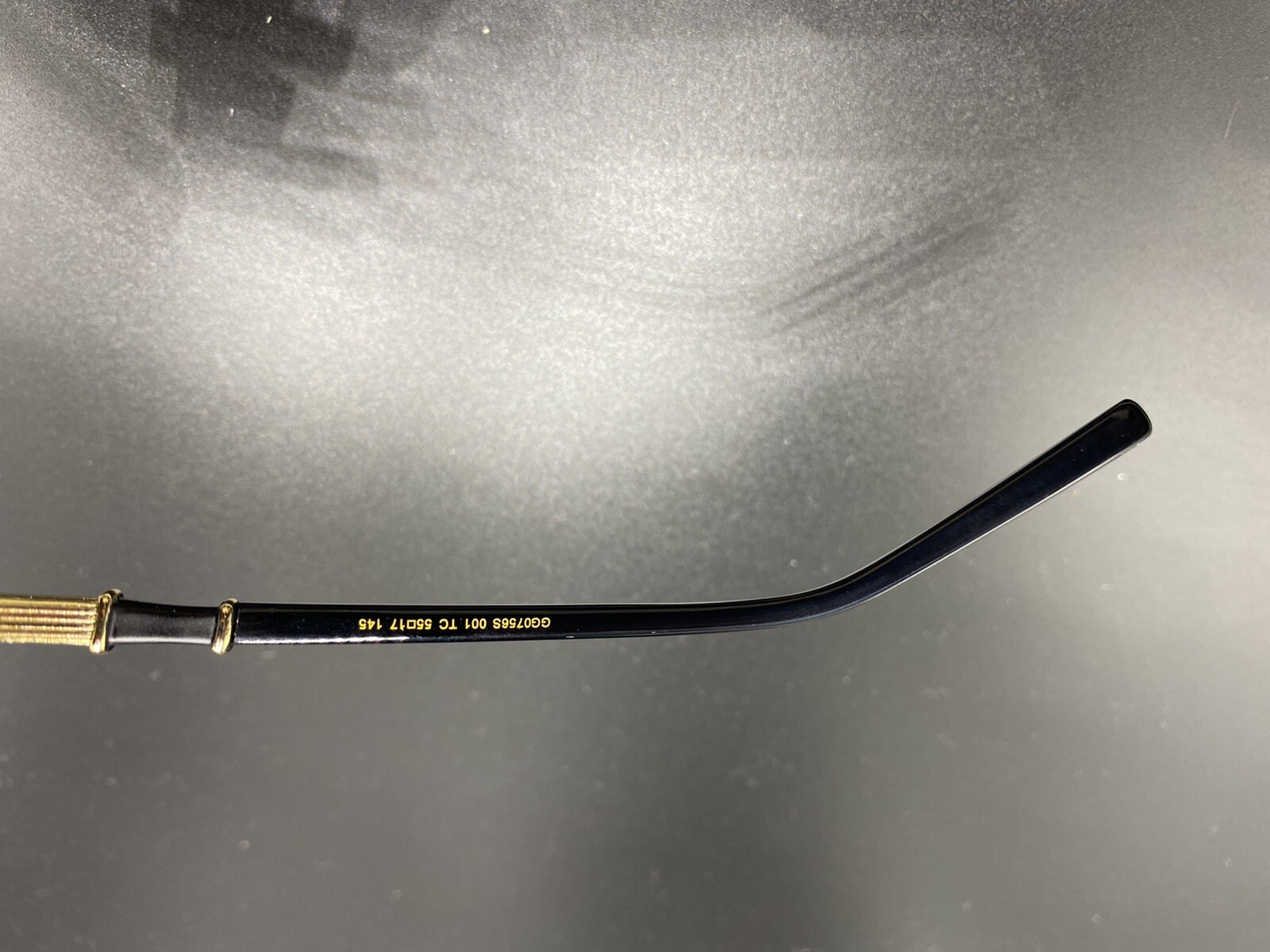 New GUCCI GG0756S 001 Black Frames Gray Gradient Lens 55-17-145. Authentic Italy