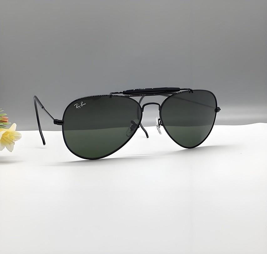 HOT GREEN RB3030 RAY-BAN OUTDOORSMAN SUNGLASSES KT-9542
