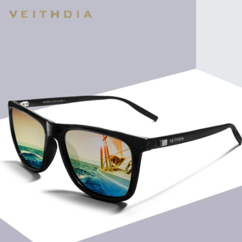 VEITHDIA Aluminium Polarized Photochromic Sunglasses Men Eyewear Driving Glasses
