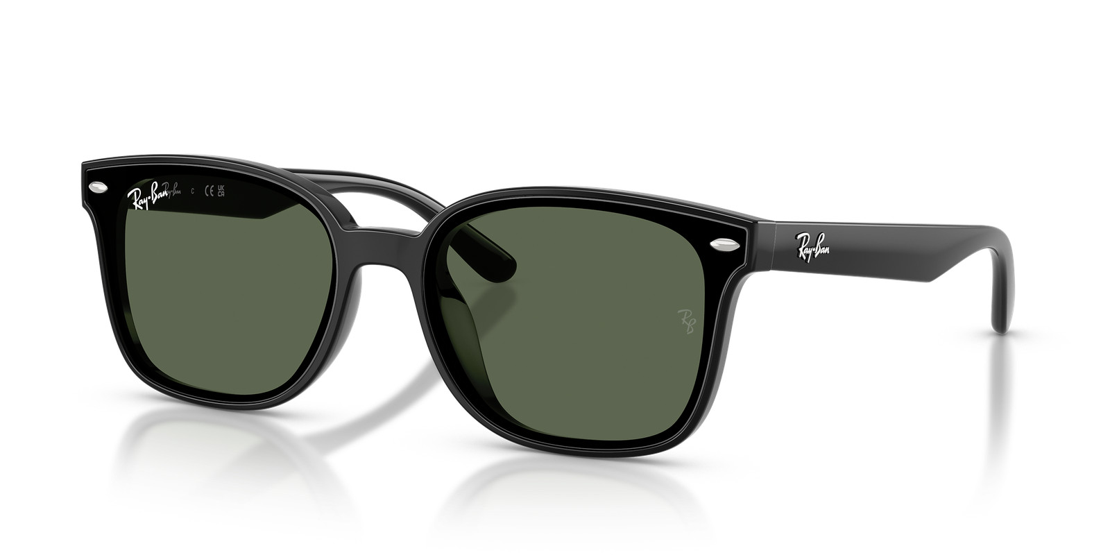 Ray-Ban RB4461D Polished Black/Dark Green 64 mm Sunglasses RB4461D 601/71 64-17