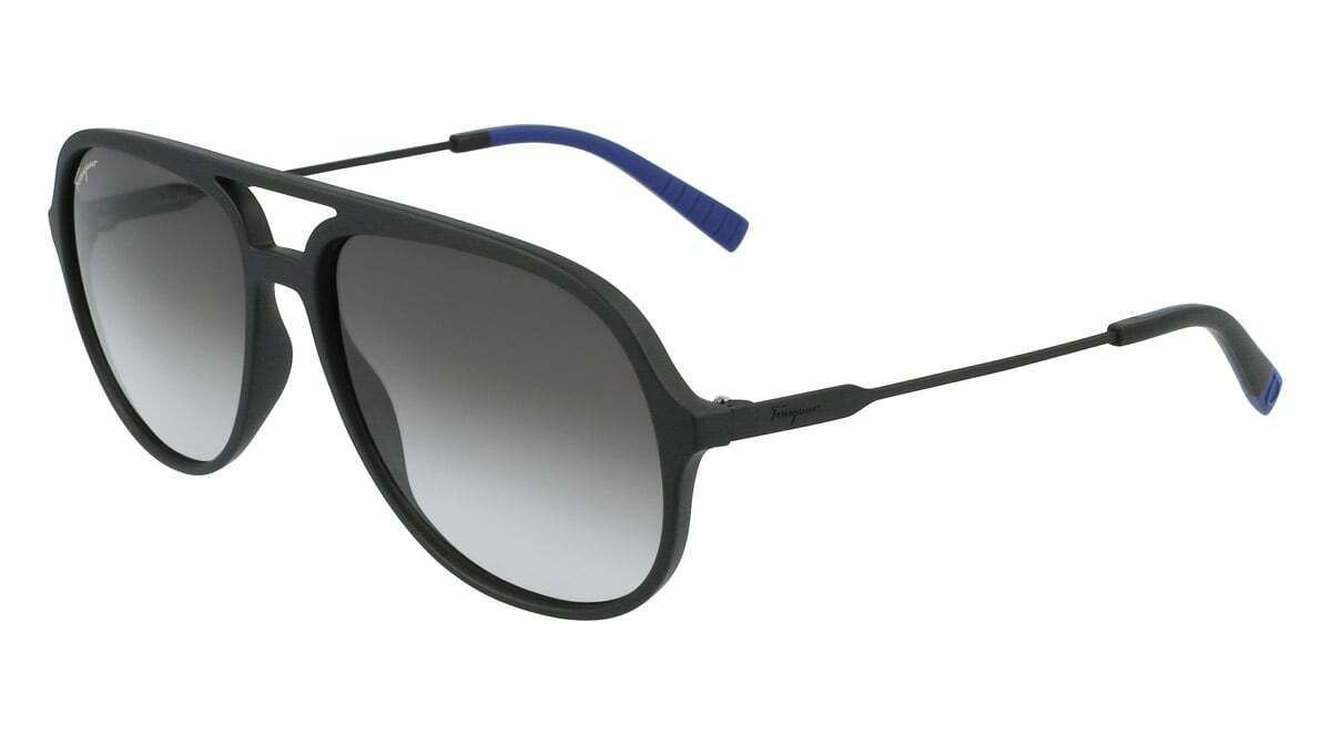 Ferragamo Men’s 60mm Matte Black Sunglasses SF999S-002-60