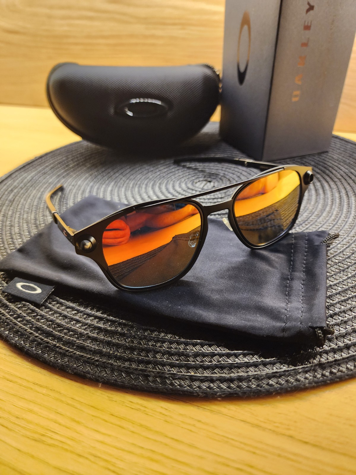 Oakley Coldfuse Black Metal Metal Frame Red Prizm Polarized Lens NEW