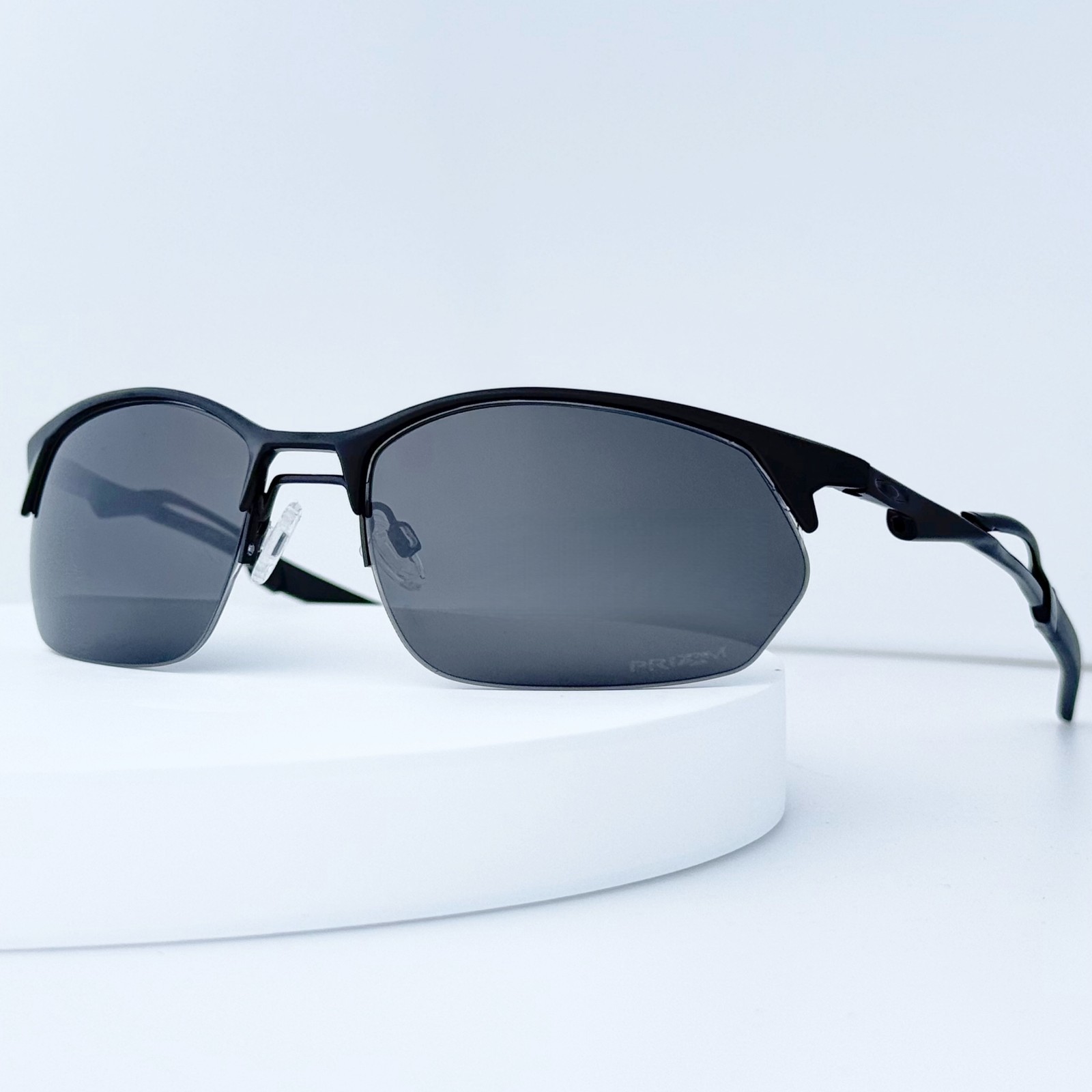 Oakley Wire Tap 2.0 OO4145 Prizm Grey Sunglasses Satin Black Frame 60mm