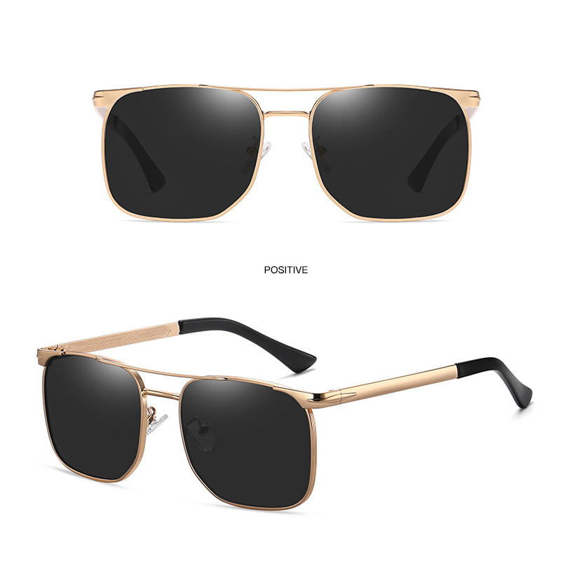 Metal Square Tinted Myopia Nearsighted Glasses For Men Outdoor Sunglasses New