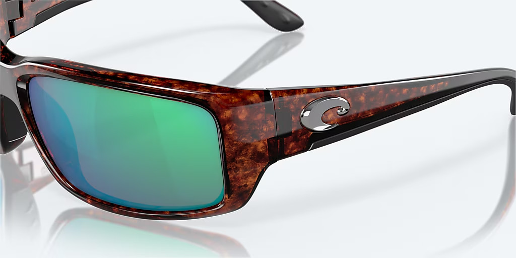 Costa Del Mar Fantail Tortoise / Green Mirror 580G POLARIZED 59 mm Sunglasses