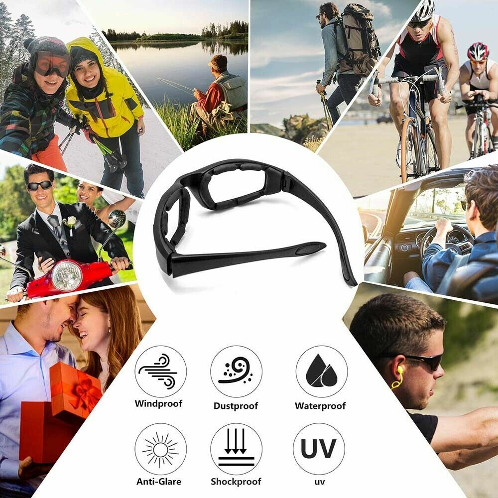 Riding Glasses Clear Lens Wind Resistant Anti Fog Len Sunglasses Motorcycle Bike