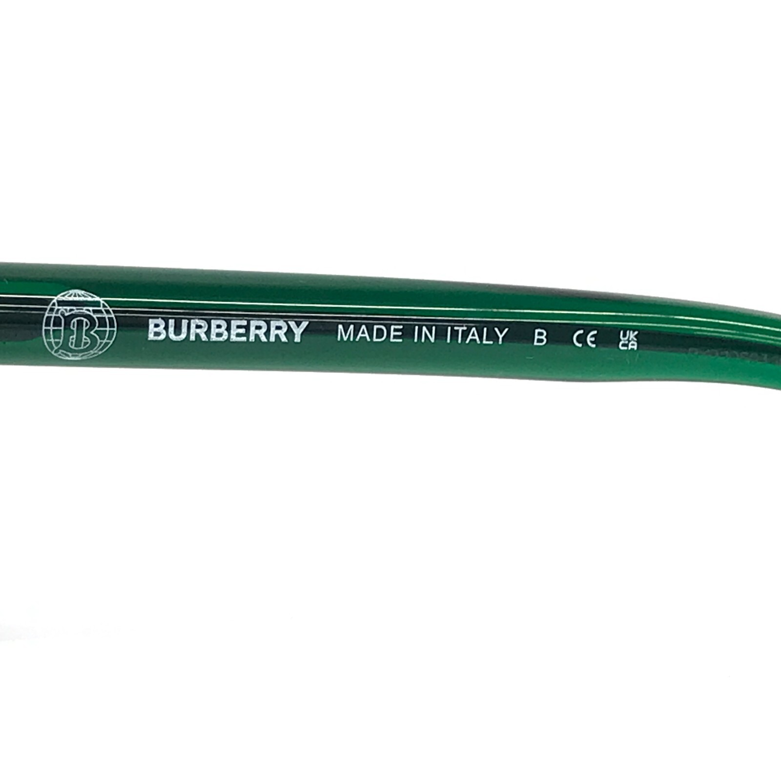 Burberry Sunglasses B4427-F 4104/87 Green Irregular Frames with Dark Grey Lenses