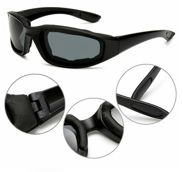 1 pairs Motorcycle Sports Biker Riding Glasses Wind Resistant Eye Protection Spo