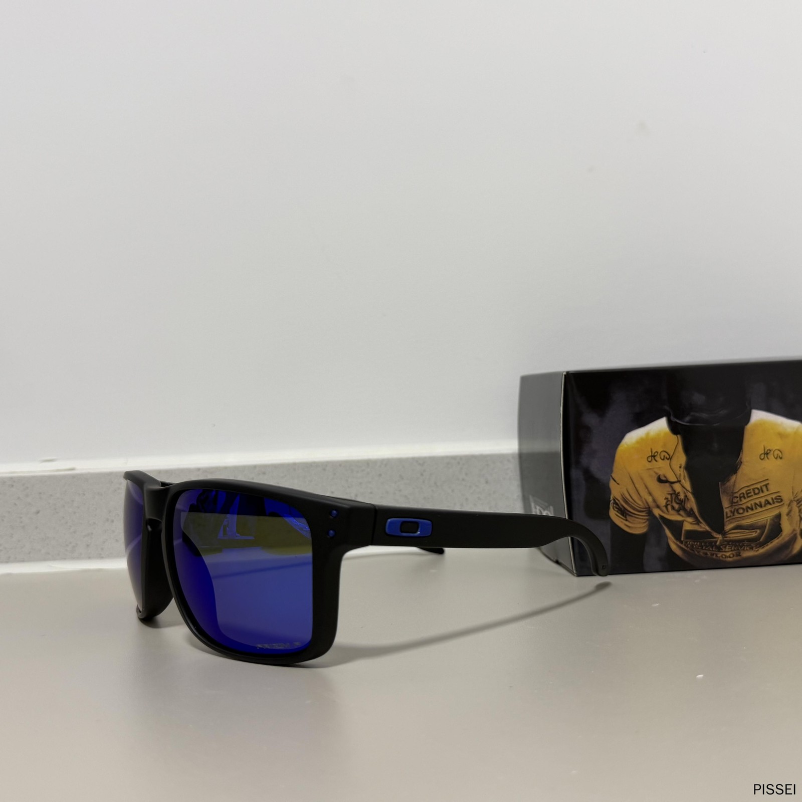 Oakley HOLBROOK PRIZM Deep Blue Lens Sunglasses XXL OO9487 Matte Black IN BOX