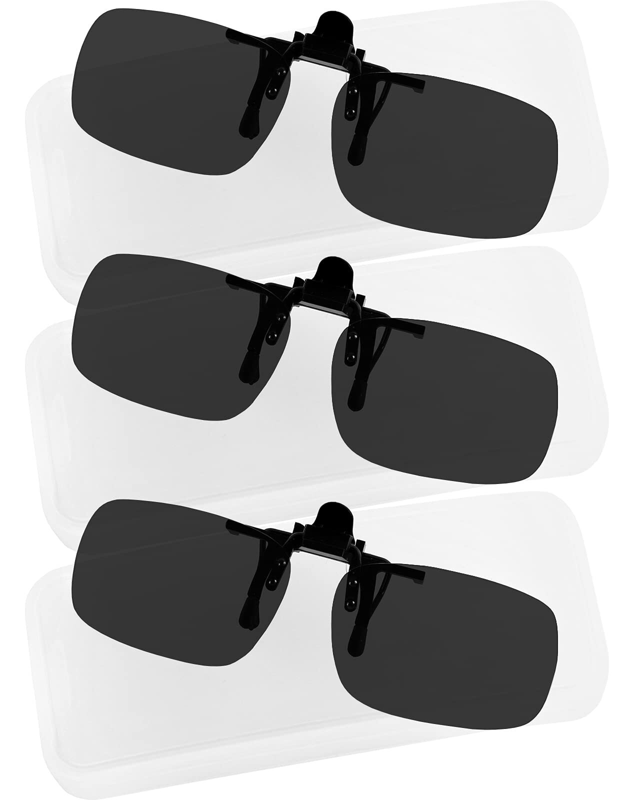 Yogo Vision Clip on Sunglasses for Men Women Clip-on Over Prescription