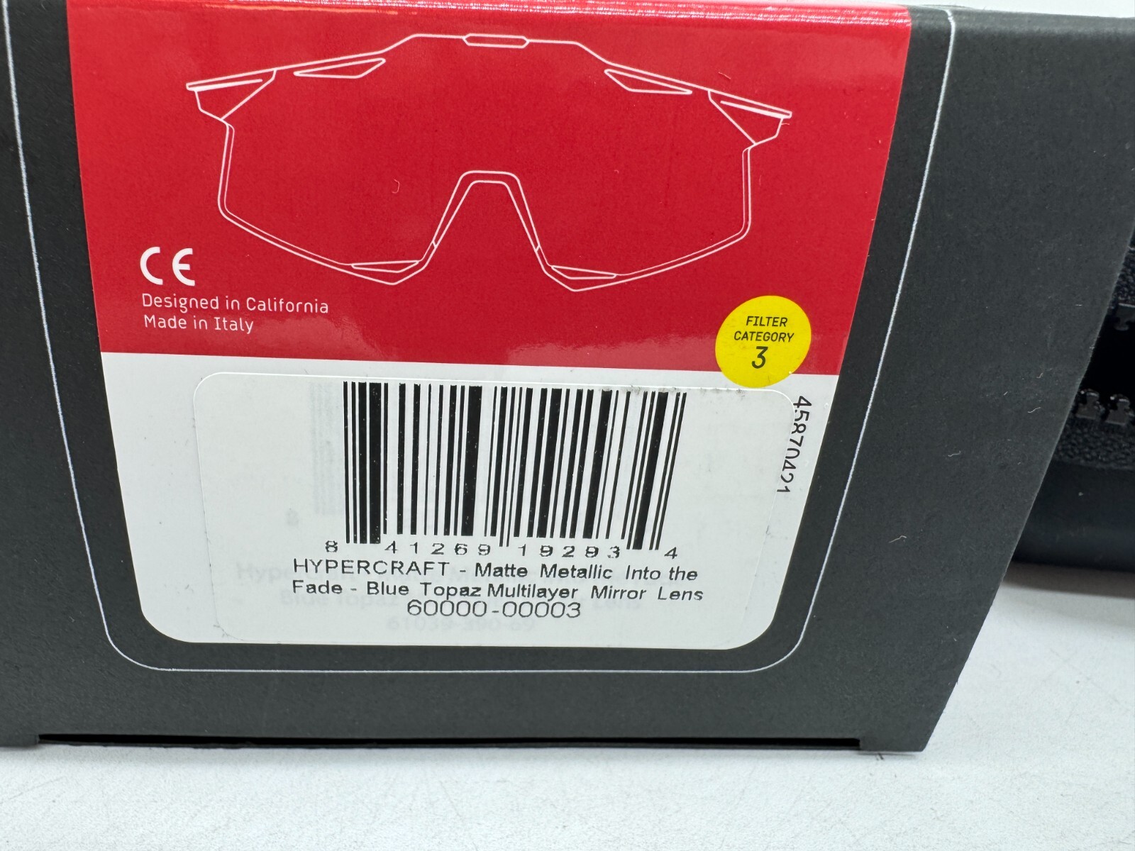 100% HYPERCRAFT SPORT PERFORMANCE FRAMELESS SUNGLASSES SCRATCH RESISTANT UV400