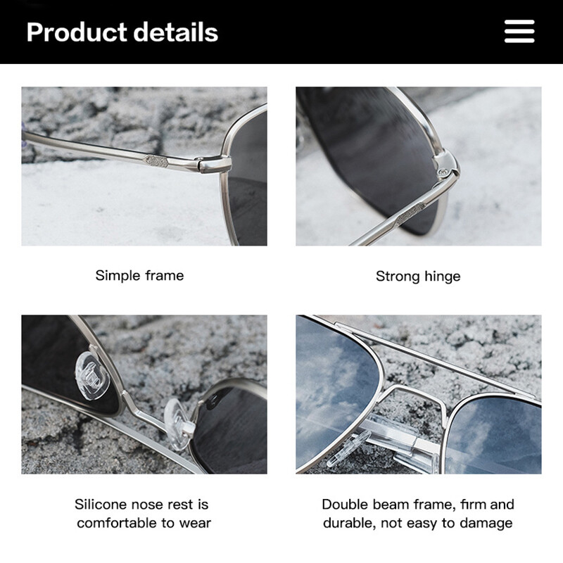 Polarized Sports Sunglasses Men Women Cycling Fishing Golf Metal Frame Shades