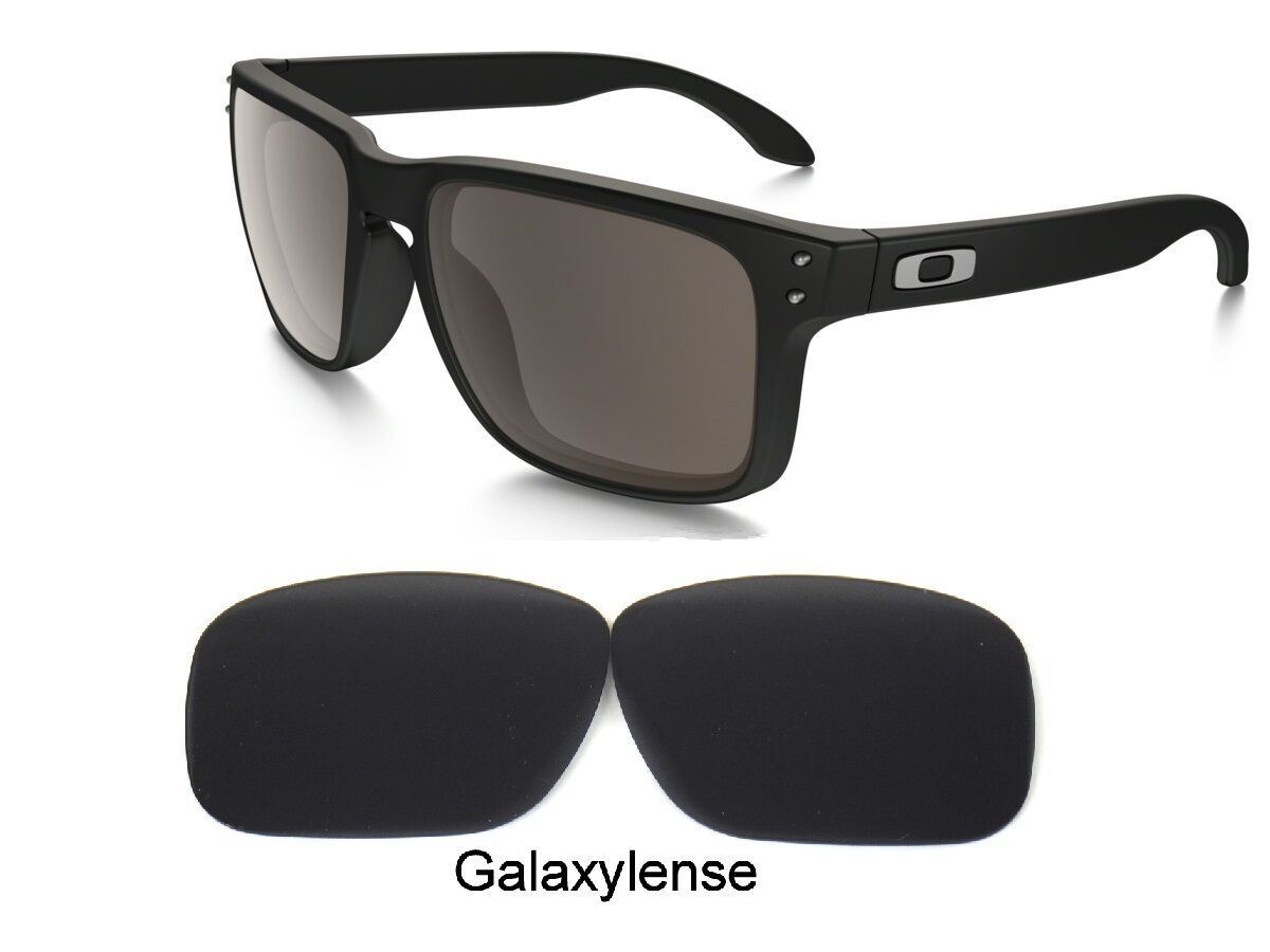 Galaxy Replacement Lenses For Oakley Holbrook Sunglasses Black Iridium Polarized