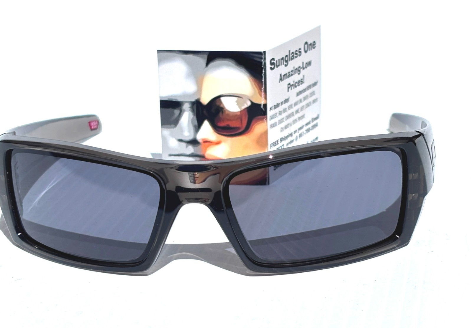 NEW Oakley GASCAN Grey Smoke Frame Grey Lens Sunglass 9014-E2