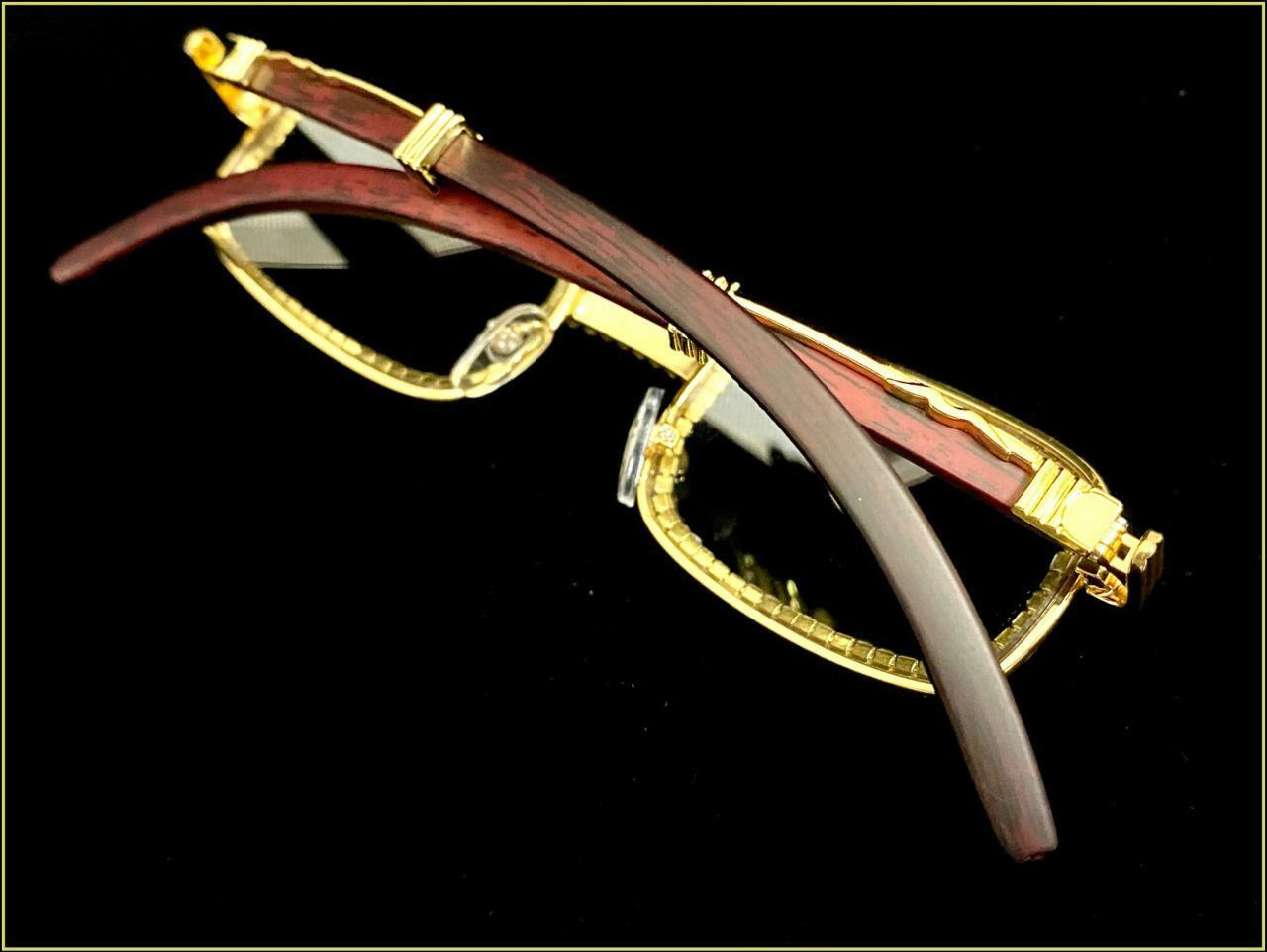 Men’s Classy Sophisticated Retro Hip Hop Rapper Clear Lens EYE GLASSES Handmade!