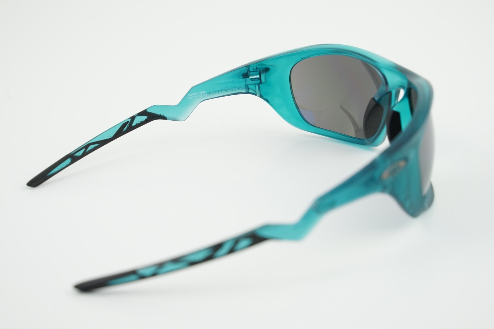 Good! OO9431-0860 Oakley Lateralis Matte Transparent Arctic Surf/Prizm Black