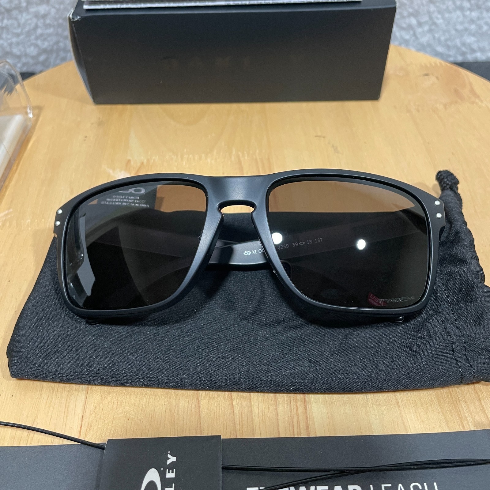 Oakley Sunglasses Holbrook XL 009417-2259 Matte Black Prizm Grey Lenses 59mm/KIT