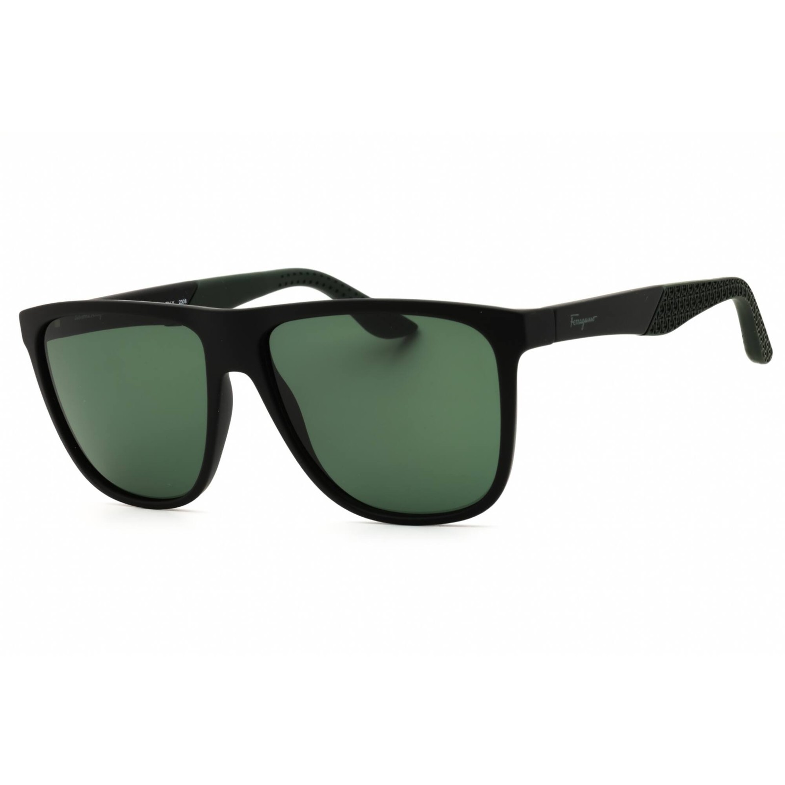Salvatore Ferragamo Men’s Sunglasses Matte Black Square Shape Frame SF1065S 005